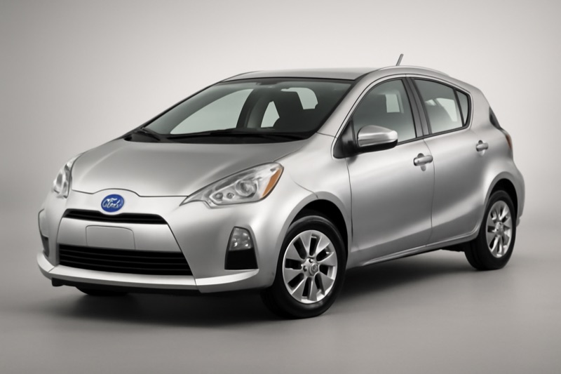 2014 Toyota Prius c windshield replacement in Santa Monica, CA