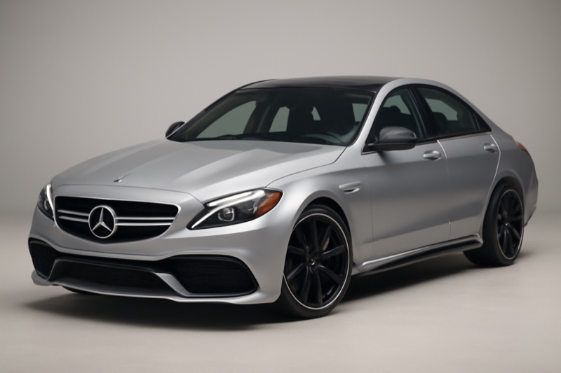 2018 Mercedes-Benz C63 AMG windshield replacement in Santa Monica, CA