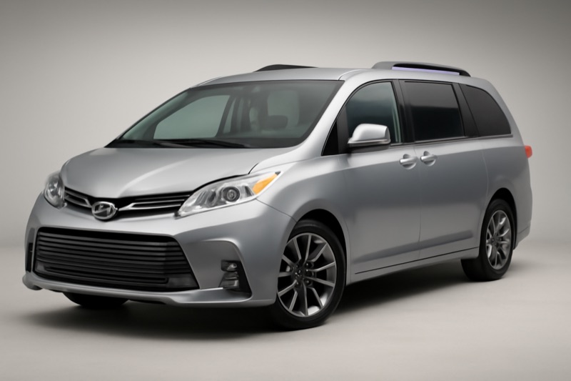 2018 Toyota Sienna windshield replacement in Santa Monica, CA