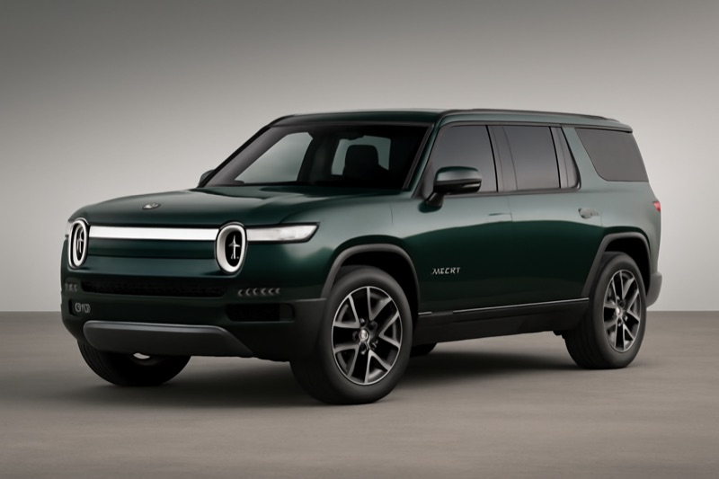 2025 Rivian R1S windshield replacement in Santa Monica, CA